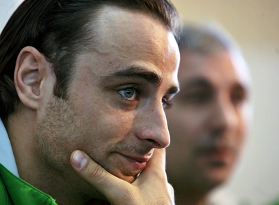 ＜サッカー 欧州選手権2008・予選＞ベルバトフ アルバニア戦を控え記者会見を行う - ブルガリア