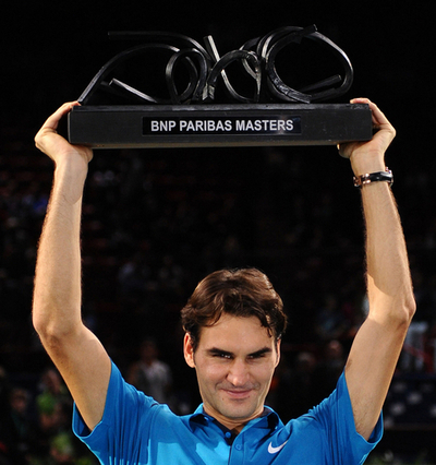 フェデラーがパリ・マスターズ初優勝