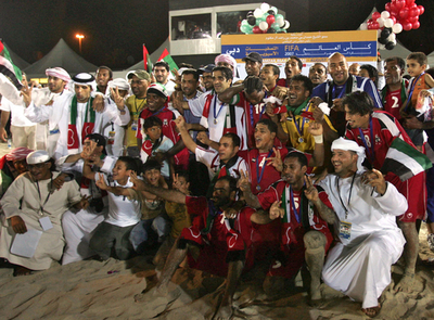 UAE 日本を降しビーチW杯アジア地区予選を制す