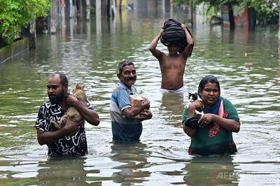 スリランカ、サイクロンによる豪雨災害で123人が死亡