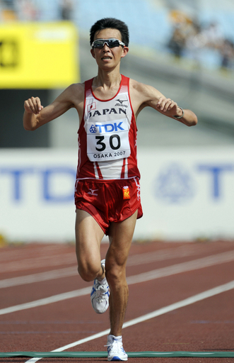 大崎悟史 男子マラソン6位入賞を果たす
