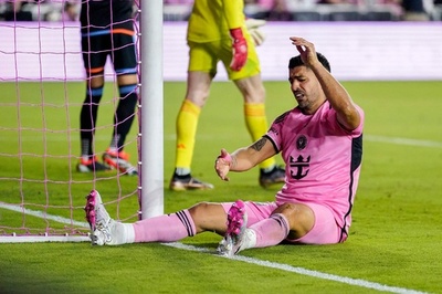 スアレスが今季5点目もマイアミはドロー メッシ欠場続く