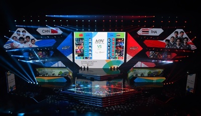 アジア大会、公開競技初採用のeスポーツが開幕