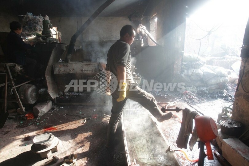 中国・洛陽に「血の川」出現！