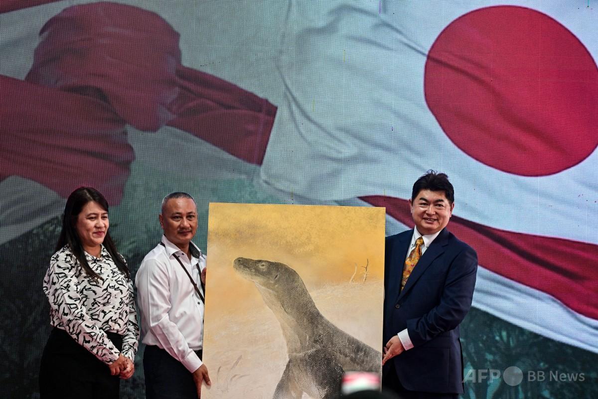 ドラゴン外交」インドネシア、コモドオオトカゲのつがいを日本の動物園