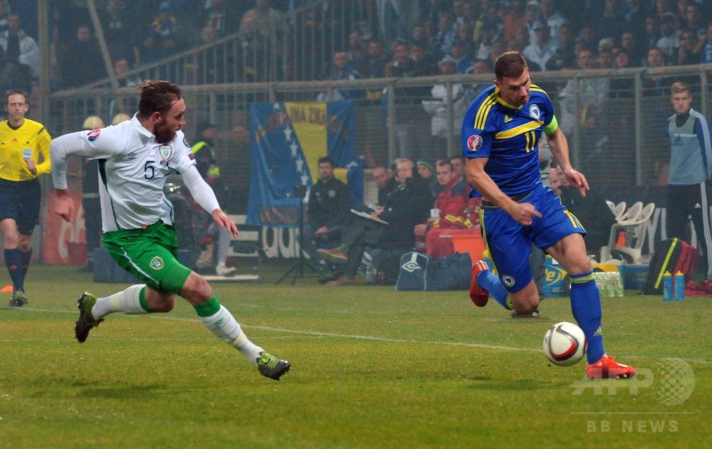 ボスニア ヘルツェゴビナとアイルランドの初戦は1 1のドロー 欧州選手権po 写真5枚 国際ニュース Afpbb News