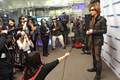 X JAPANのYOSHIKIが23日、自身のラジオ番組「YOSHIKIラジオ」のスタートを発表するため、米ニューヨーク（New York）のシリウスXM（SiriusXM）スタジオを訪れた（2011年5月23日撮影）。(c)AFP/Getty Images/Roger Kisby