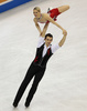 フィギュアスケート全米選手権（2013 Prudential U.S. Figure Skating Championships）は26日、米ネブラスカ（Nebraska）州オマハ（Omaha）にあるセンチュリーリンク・センター（CenturyLink Center）で行われ、ペア・フリースケート（FS）ではマリッサ・キャステリ（Marissa Castelli）/サイモン・シュナピア（Simon Shnapir）組が118.34点を獲得し、合計180.61点で優勝を決めた。

合計172.75点で2位に入ったアレクサ・シメカ（Alexa Scimeca）/クリス・クニーリム（Christopher Knierim）組（2013年1月26日撮影）。(c)AFP/Getty Images/Jonathan Daniel