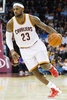 14-15NBA、クリーブランド・キャバリアーズ（Cleveland Cavaliers）対オーランド・マジック（Orlando Magic）。ボールをドリブルするクリーブランド・キャバリアーズのレブロン・ジェームズ（LeBron James、2014年11月24日撮影）。(c)AFP/Getty Images/Jason Miller