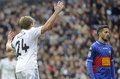 13-14スペイン1部リーグ第25節、レアル・マドリード（Real Madrid）対エルチェ（Elche CF）。得点を挙げ歓喜するレアル・マドリードのアシエル・イジャラメンディ（Asier Illarramendi、2014年2月22日撮影）。(c)AFP/PEDRO ARMESTRE