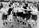 悲願の初優勝を果たしたブラジル―1958年W杯スウェーデン大会 写真1枚