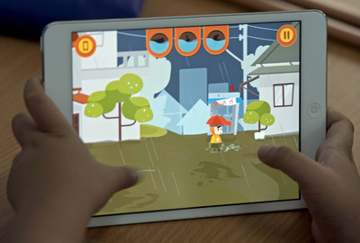 子供に洪水対策を教える携帯ゲームアプリ、タイで大人気