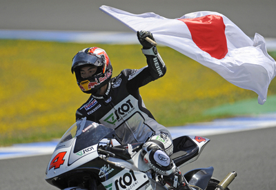 青山 250ccクラスでシーズン初優勝、スペインGP