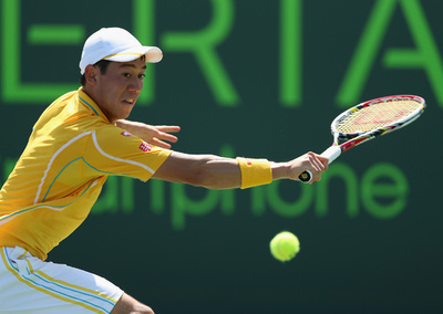 錦織、3回戦突破でベスト16入り ソニー・エリクソン・オープン