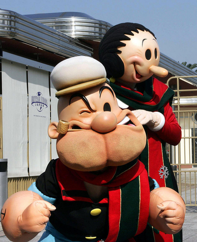 ほうれん草好きの水兵「ポパイ」、誕生から80年