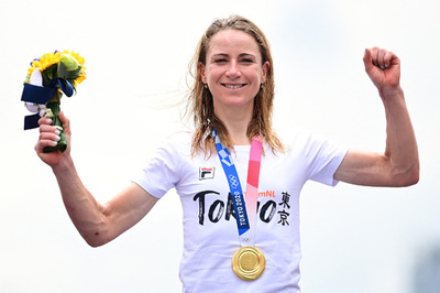 ファン・フリューテンが女子個人タイムトライアルで金 五輪