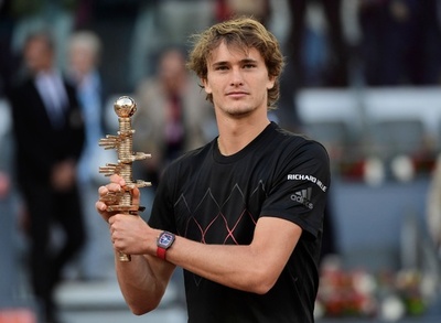 ズベレフがマドリードOP優勝、ティエム破りマスターズ3勝目