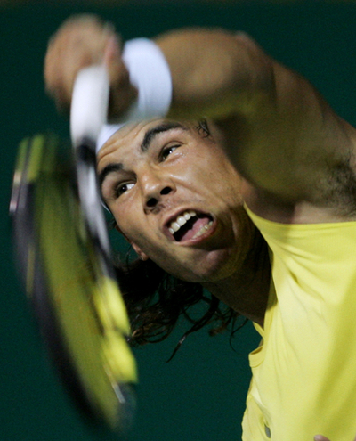 ＜男子テニス チェンナイオープン2007＞ナダル サングイネッティに快勝し準決勝進出 - インド