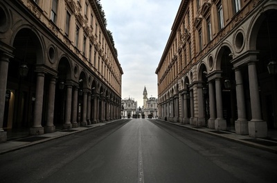 静まり返るイタリア・トリノ 新型ウイルスで全土封鎖