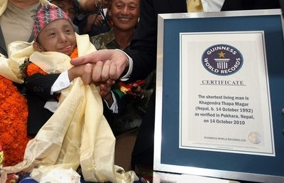 「世界一身長が低い人」とうとうギネス認定