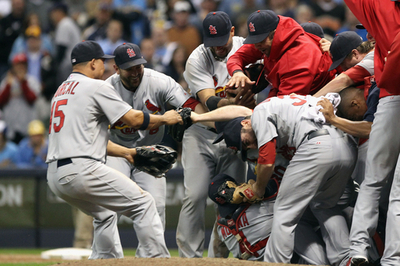 カージナルス ブルワーズ下しワールドシリーズ進出