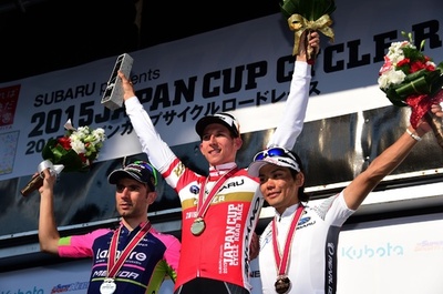 モレッマがジャパンカップサイクルロードレース制覇、新城が3位表彰台