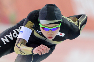 住吉、女子1000メートルで22位 ソチ五輪