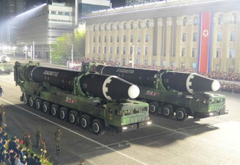 北朝鮮の火星15型大陸間弾道ミサイル（ICBM）（写真=労働新聞キャプチャー）(c)NEWSIS