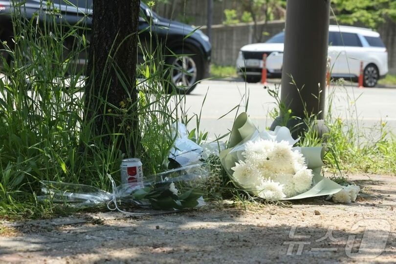 6日午前、光州広域市光山区の襲撃現場(c)news1