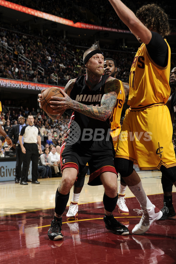 ヒート8連勝、ジェームズの古巣キャバリアーズに快勝