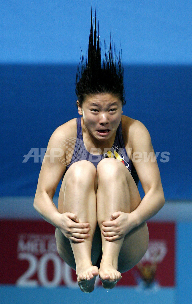 第12回世界水泳選手権 女子飛び込み He Zi 1メートル板飛び込みで金メダル獲得 オーストラリア 写真7枚 国際ニュース Afpbb News