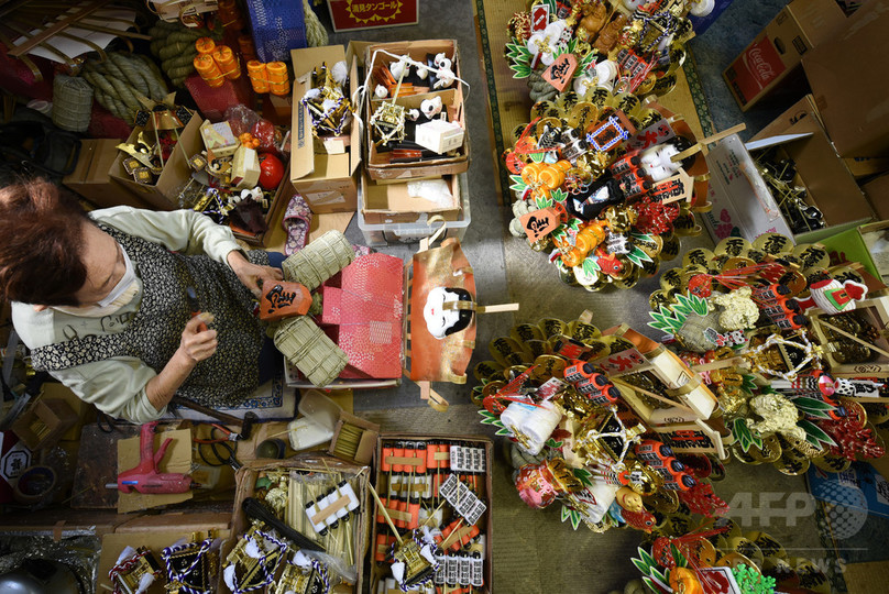 縁起物 熊手 製作たけなわ 来月に酉の市 東京 写真9枚 国際ニュース Afpbb News