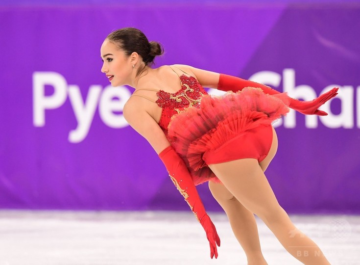 フィギュア女子で金メダルに輝いたザギトワ 平昌五輪 写真46枚 国際ニュース Afpbb News