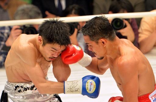 河野がKO勝ちで王座奪還、WBA世界スーパーフライ級 写真10枚 国際