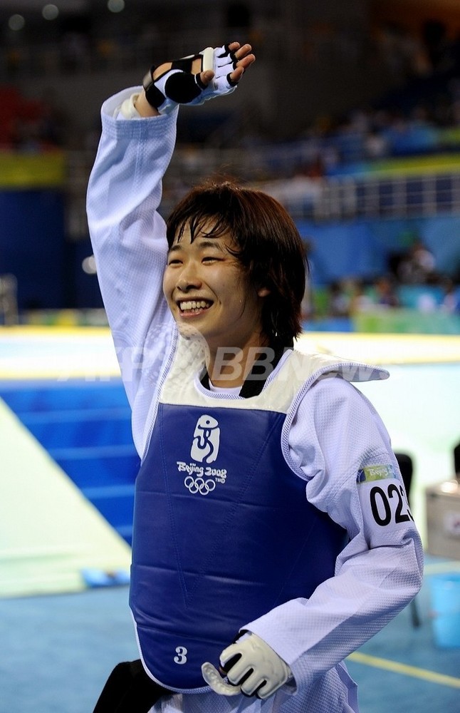 国際ニュース：AFPBB News林秀貞 テコンドー・女子57キロ級で金メダル