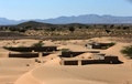 オマーン・ワディアルムルの住居跡（2020年12月31日撮影）。(c)MOHAMMED MAHJOUB / AFP