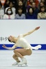 18-19フィギュアスケートグランプリ（GP）シリーズ第4戦、NHK杯。女子シングル・ショートプログラム（SP）の演技に臨む宮原知子（2018年11月9日撮影）。(c)Martin BUREAU / AFP