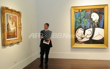 世界最高値のピカソ絵画、ロンドンで一般公開 写真1枚 国際ニュース