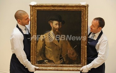 マネの自画像、30億円で落札 写真5枚 国際ニュース：AFPBB News