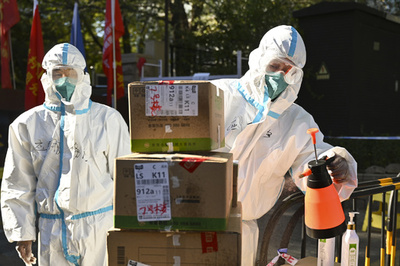 中国で宅配物からコロナウイルス検出 配送ピーク期、対策徹底図る