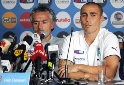 カンナヴァーロ 大会期間中はチームに帯同