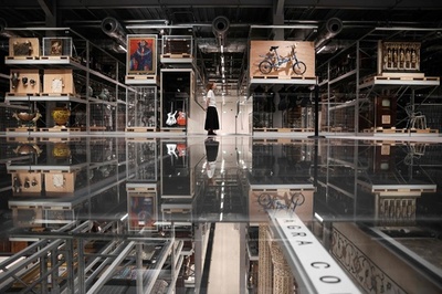 【今日の1枚】倉庫のような博物館 ロンドン五輪の跡地に新名所