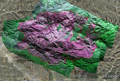 NASA、米カリフォルニアの火事で被災した森林公園の画像公開