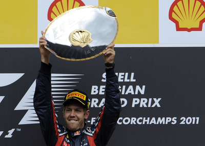 ベッテルが今季7度目の優勝、小林は12位　F1ベルギーGP
