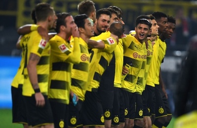 ドルトムントが欧州CLに弾み、ハットトリック達成のオーバメヤンは今季6戦8得点