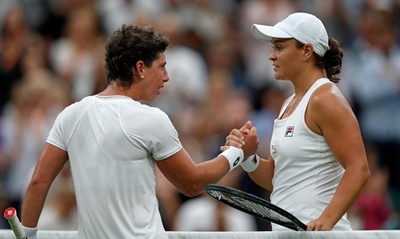 バーティがウィンブルドン2回戦へ 途中乱れるもスアレス・ナバロ下す