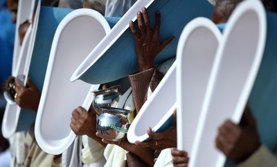 「世界トイレの日」にあわせインドでトイレの祭典