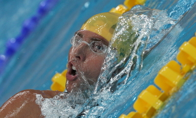 ハケット 男子1500メートル自由形五輪新で決勝進出