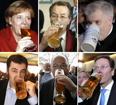 「政治の灰の水曜日」、他政党批判に備えビールで景気づけ ドイツ