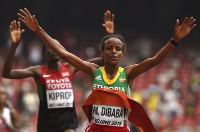 M・ディババが女子マラソン優勝、第15回世界陸上